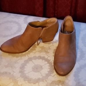 Leather booties